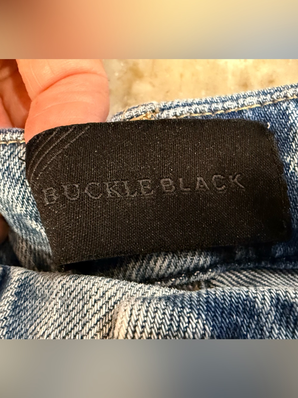 Women’s BUCKLE BLACK Fit No. 23 Classic Straight Stretch Jean- Size 24x32 - Picture 9 of 10